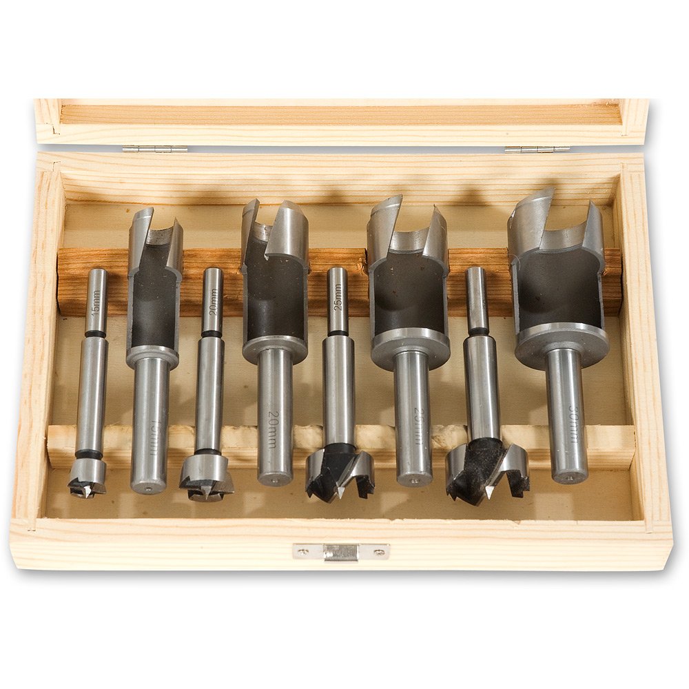 Axminster Workshop 8 Piece Matching Plug And Bit Set (15-30Mm)
