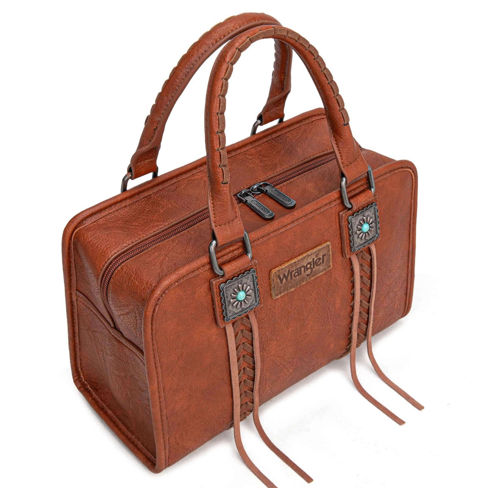Wrangler Tragetasche für Damen, Western-Geldbörse, Vintage, Tragegriff oben
