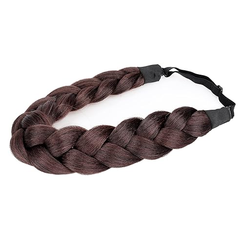 Miniatura 2 de Gledola Yaki - Diadema de cabello lacio afro, grueso, esponjoso, ancho, de 2 hebras, trenzado, trenzado, elástico, para mujeres negras, niñas y