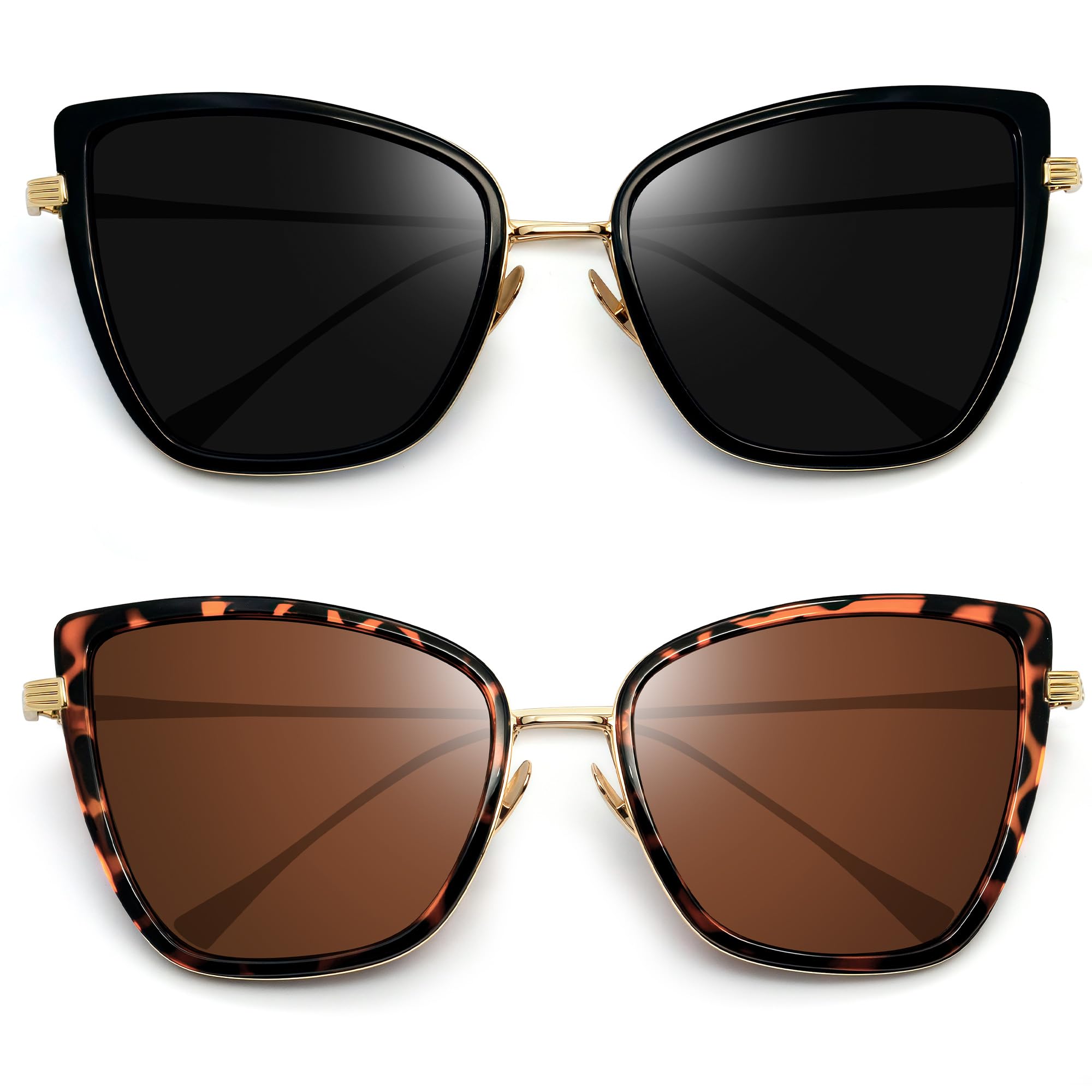 Joopin Oversized Cateye Sunglasses for Women Fashion Cat Eye Sun Glasses UV Protection Ladies Shades Sunnies