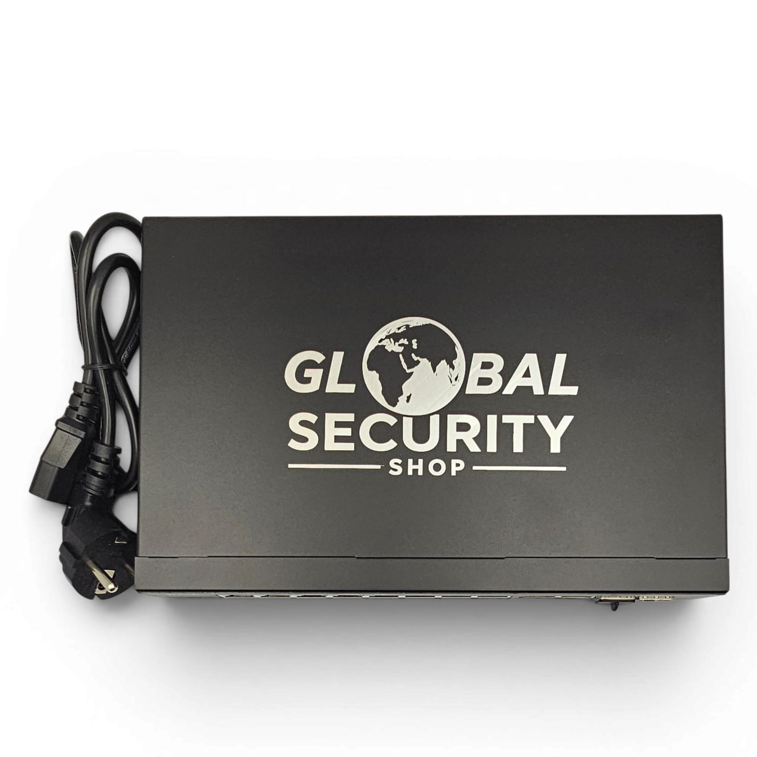GSS Ultra Switch PoE 8 Puertos Gigabit + 2 Uplink LAN + 2 SFP fibra óptica, conmutador de red no gestionado 120 W, IEEE 802.3af/at, Plug & Play, para cámaras 4K videovigilancia y NVR