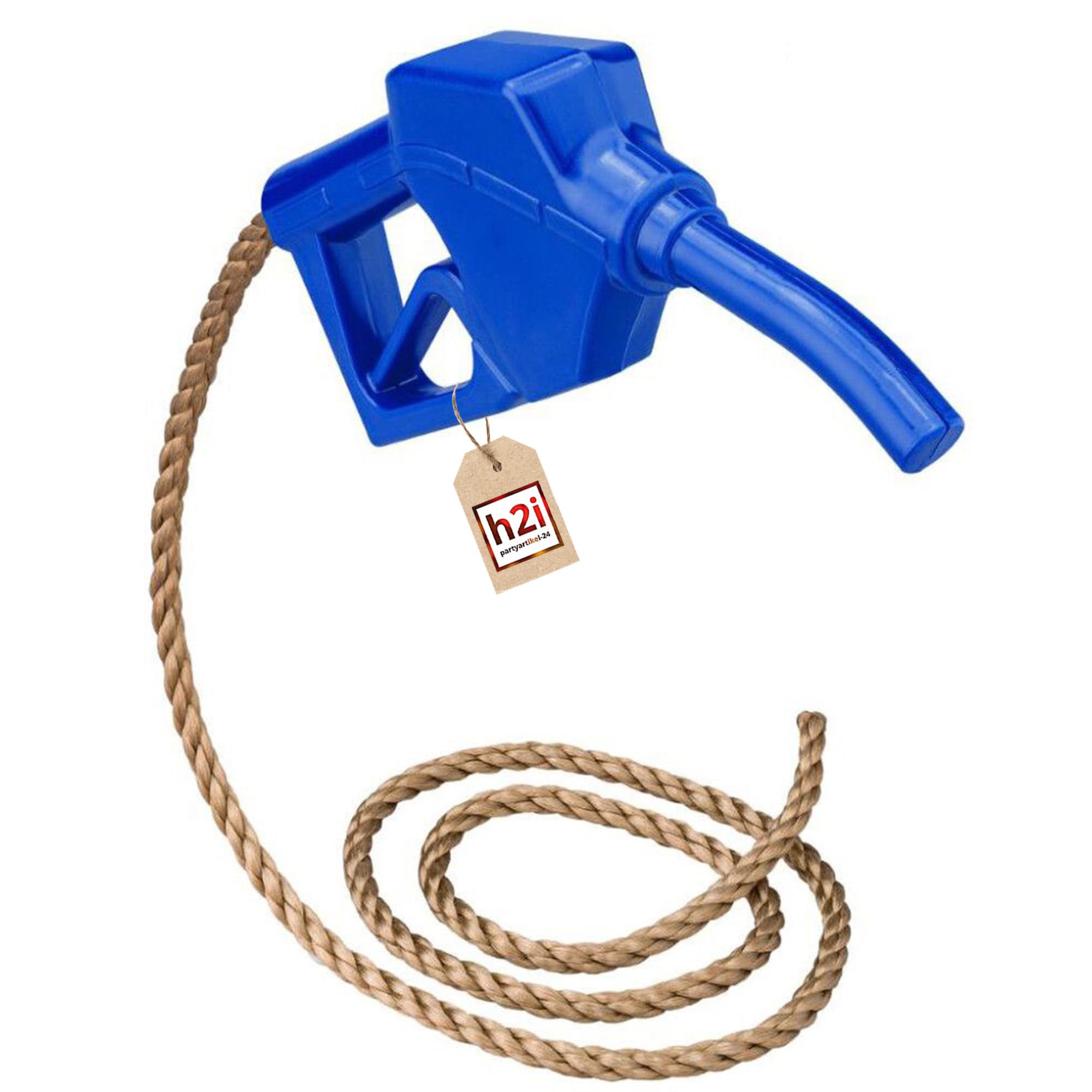 h2i Pompa a benzina per bambini per casetta e torre da gioco, accessori per torre da arrampicata, impugnatura a benzina, robusta e resistente alle intemperie, blu