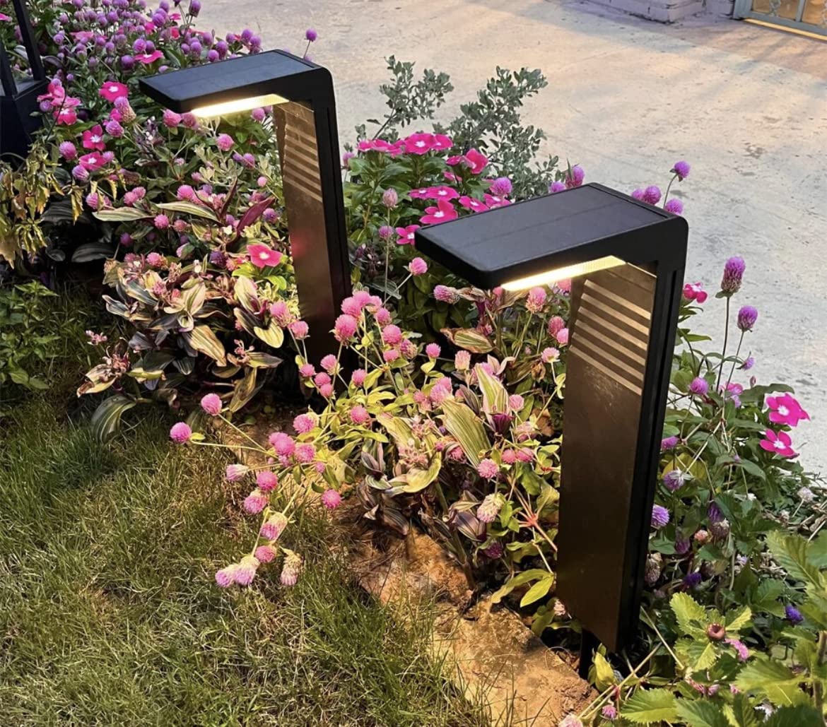 Sponsored Ad – Blue Coral Solar Garden Lights 2/4-Pack Lighting Outdoor Walkway Waterproof 30 LED High Brightness Adjustable Light Control Induction Lawn Lamp Pathway Decoration (Warm)