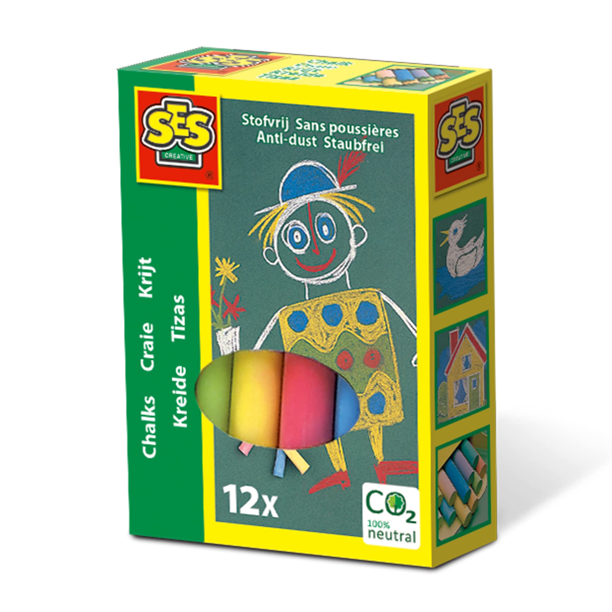 Geomag Ses Creative Chalks 12 Colours