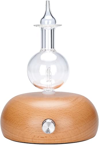 Difusor de aceite esencial de aromaterapia vintage, difusor de madera de aromaterapia pura profesional de 7 colores