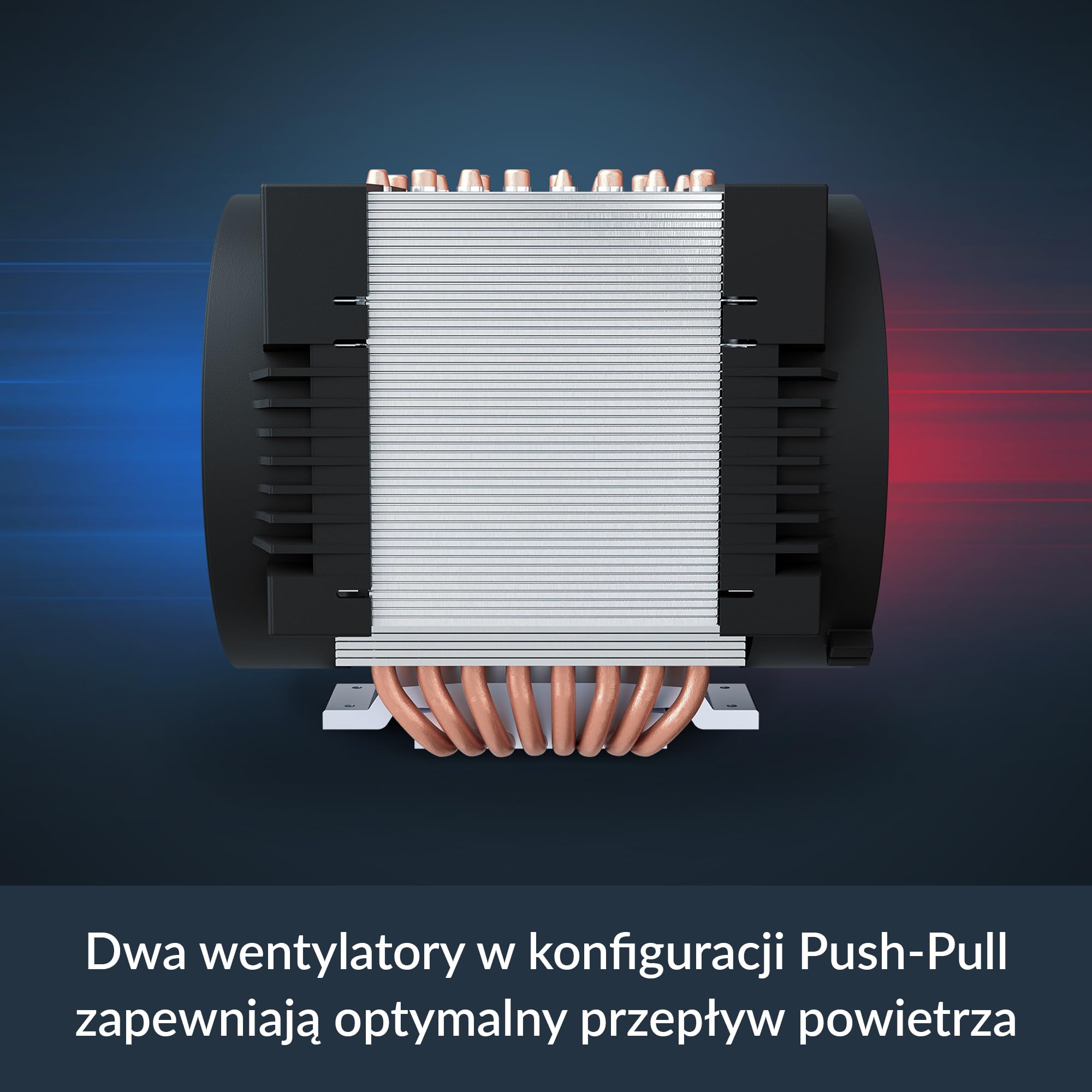 ARCTIC Freezer 4U-Altra – chłodzenie procesora serwerowego do Ampere Altra LGA4926, 2 wentylatory PWM 120 mm (400–2300 rpm), 8 ciepłowodów, podwójne łożysko kulkowe, kompatybilne z obudowaniami 4U