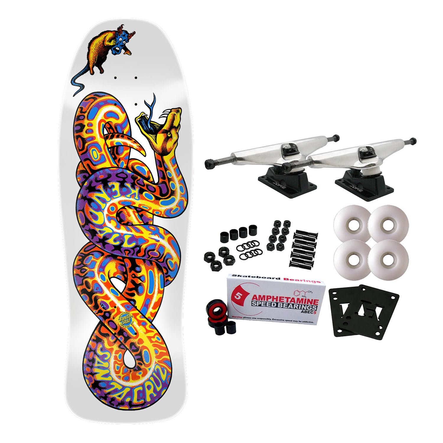 Santa Cruz Skateboard Complete Kendall Snake Re-Issue 9.975