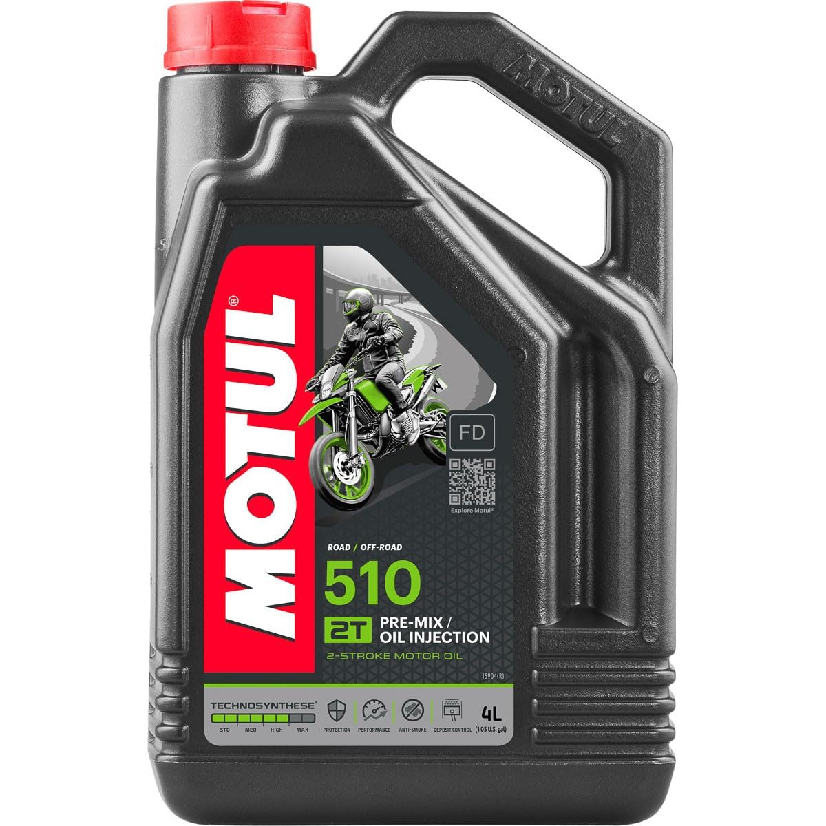 MOTUL Olio motore Olio parzialmente sintetico Olio 4 L