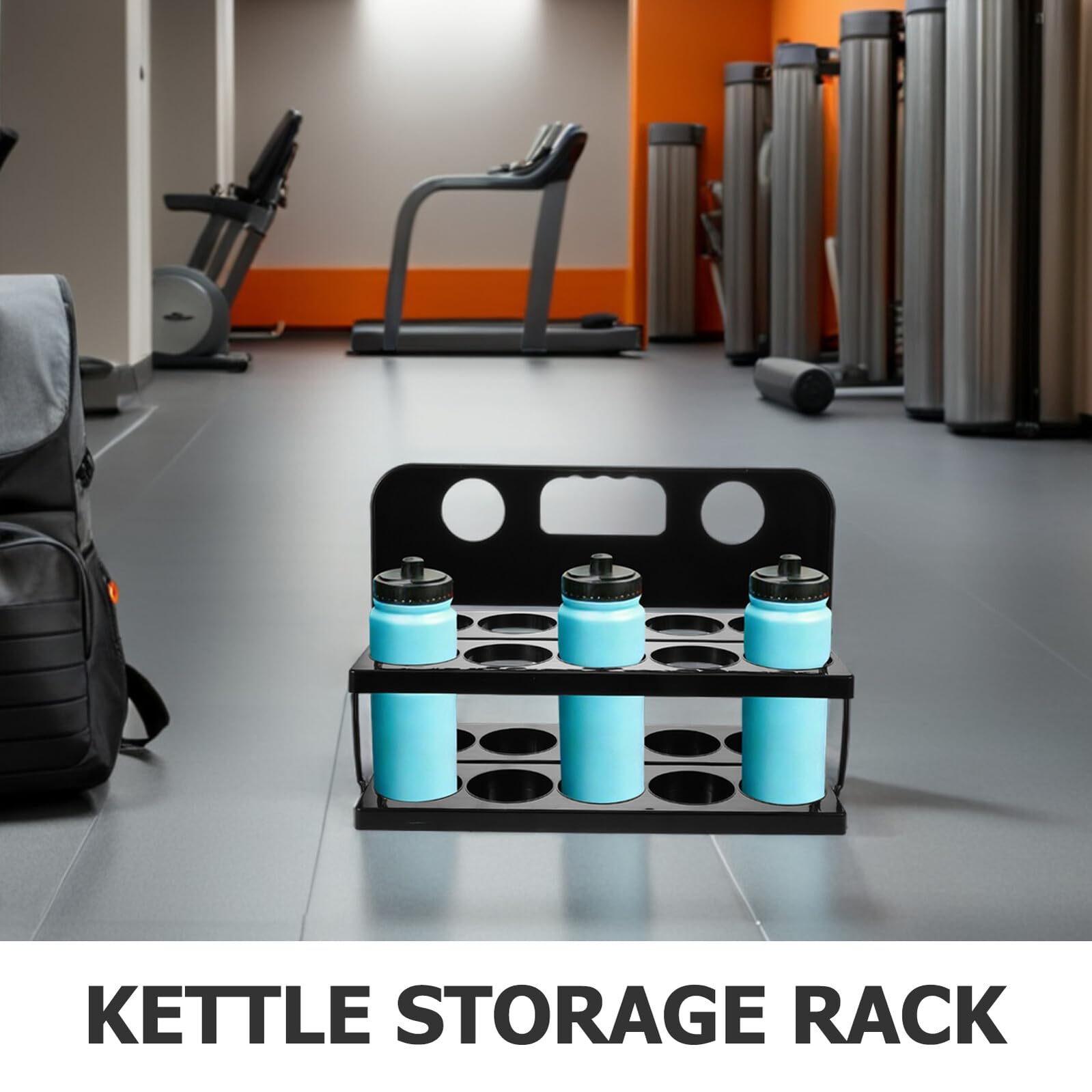 BESPORTBLE Portabottiglie Pieghevole in Plastica con Manico 10 Scomparti Porta Borracce da Viaggio Portabicchieri da Campeggio per Sport e Attività All’aperto