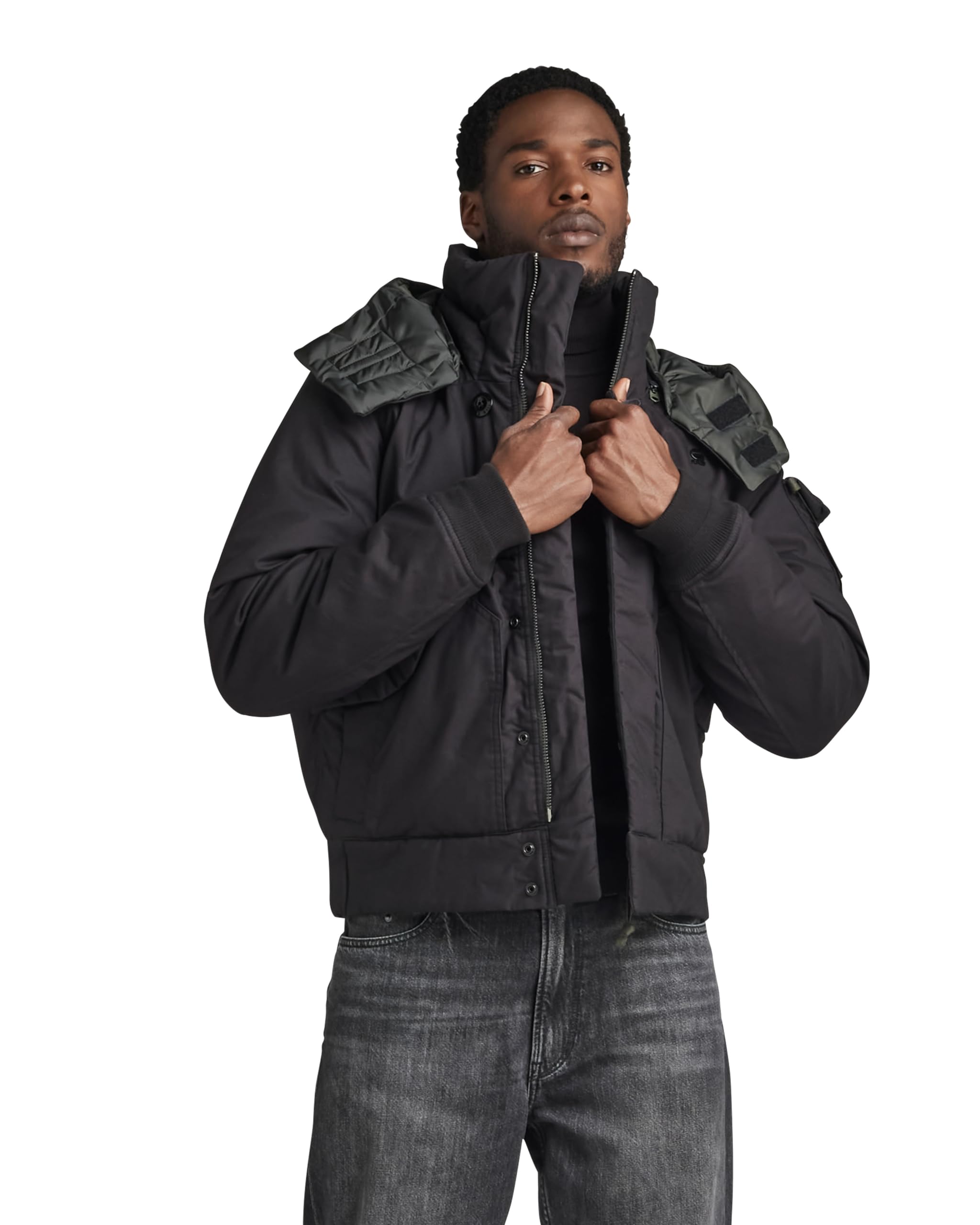G-STAR RAW Men's Flight Bomber Puffer Jackets