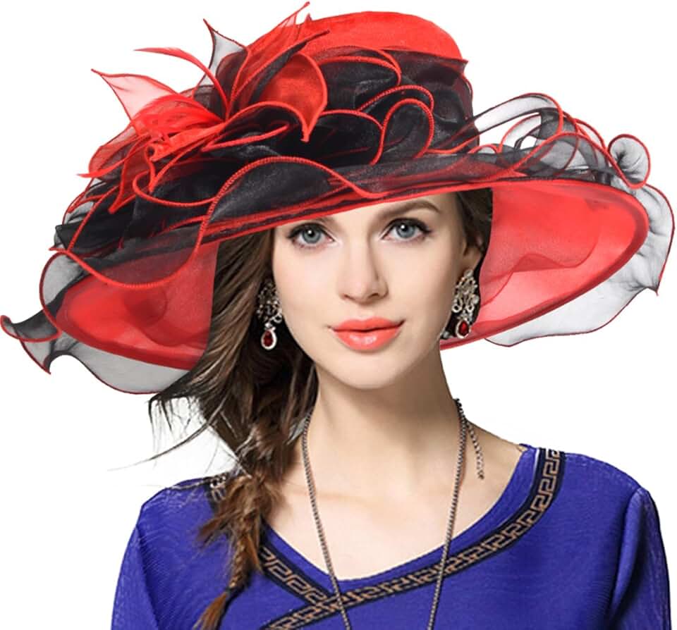 fancy red hats for women