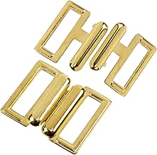 AERZETIX - Set of 8 clip fasteners for swimwear tops | strap passage 13 mm | metal