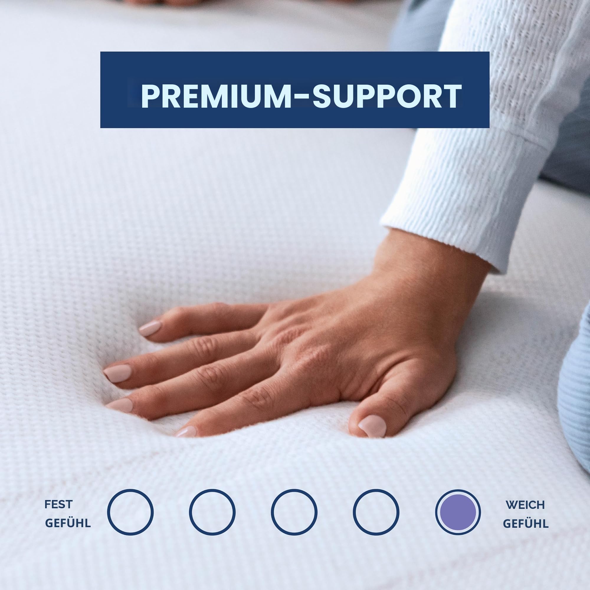 TEMPUR ProForm Supreme Matratzenauflage für Queensize-Bett, 7,6 cm Mittel Twin