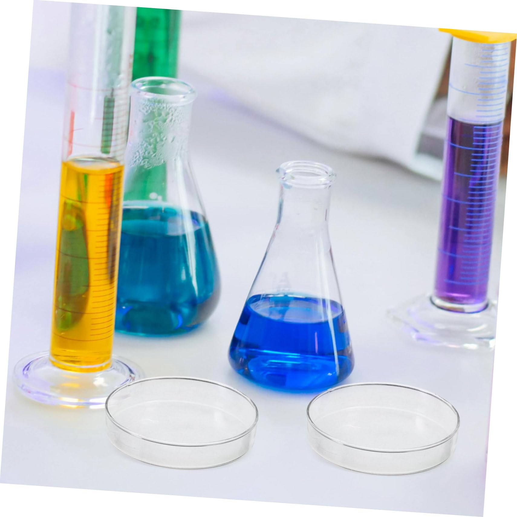 GLEAVI 5 Piastre Di Petri Per Tissutali Piastre Di Petri Trasparenti Per Laboratorio Scientifico Da