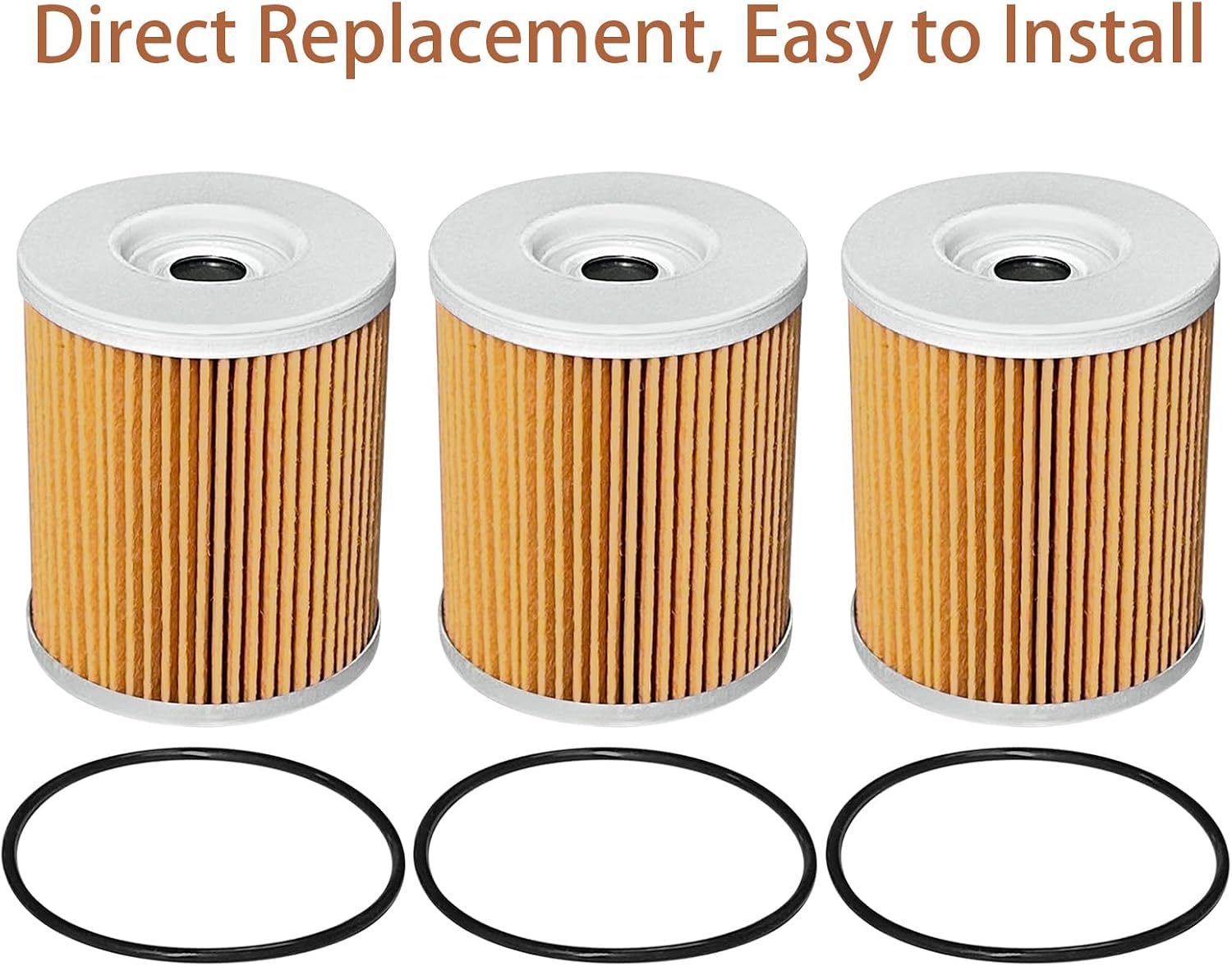 3 Pack Oil Filter Replace 420256188 711256188 Compatible with 400 450 500 570 650 700 800 800R 850 1000 Outlander 500 570 650 800R 850 1000 Renegade 425 700 800 975 Defender Traxter Maverick