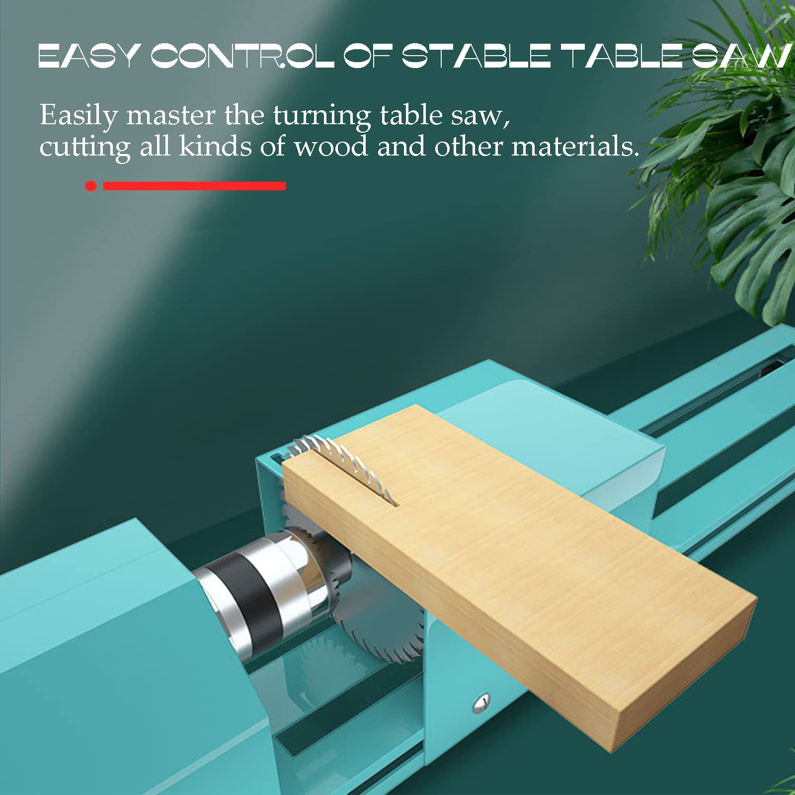 Mini Torno para Madera, Mini Torno de Madera for Bricolaje con Pulido de Cuentas, rectificado y fresado, Juego de 7 velocidades, 12 V-24 V CC, 96 W