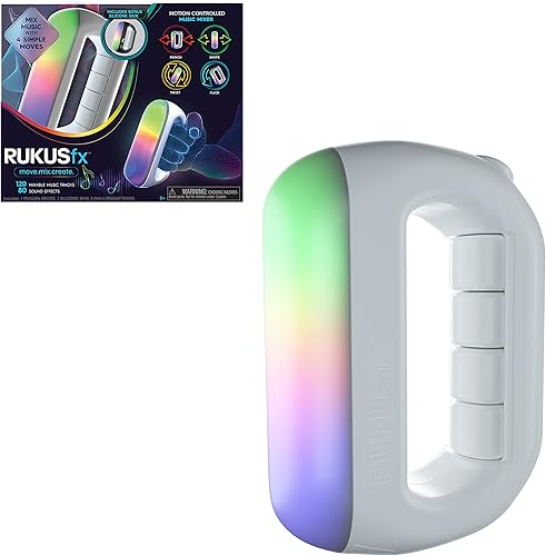 Just Play RUKUSfx Mezclador de música controlado por movimiento luces y sonidos de música con piel adicional multicolor