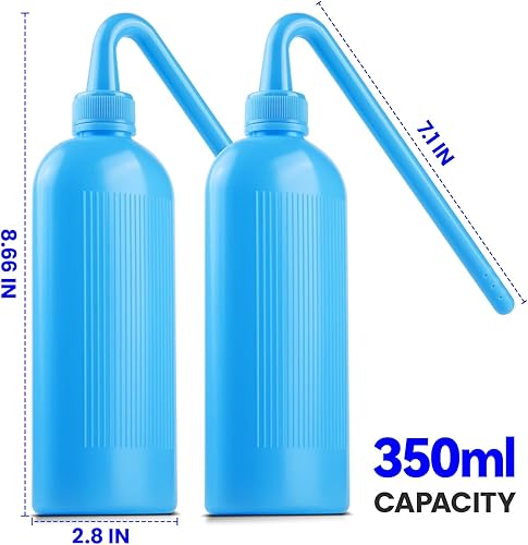Miniatura 2 de Herramienta de limpieza de bolsas de colostomía - Botella de lavado reutilizable de 10.1 fl oz Compatible con todas las bolsas de ostomía
