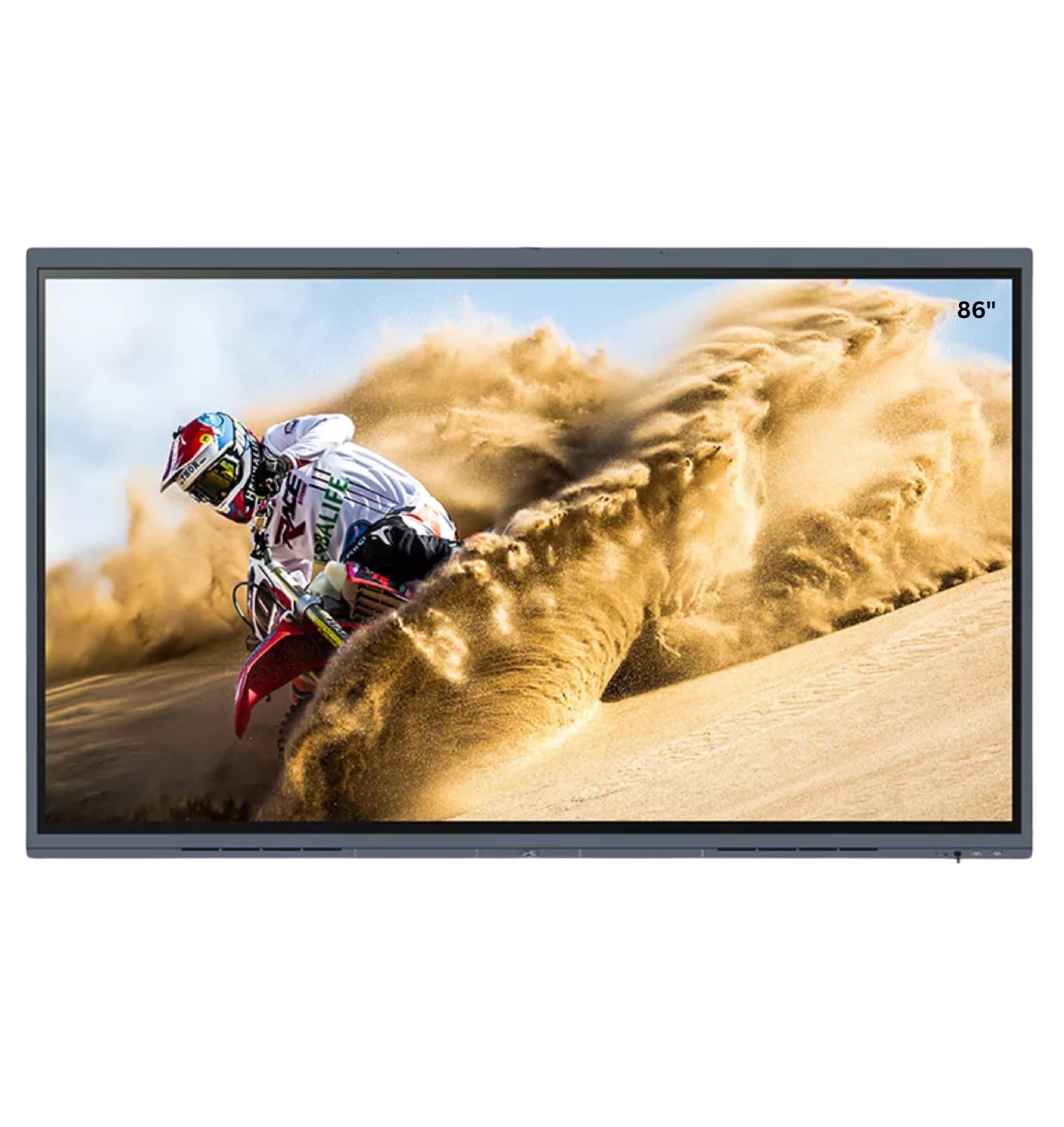 86 Inch 4K Interactive Flat Panel with Android 14, 4K UHD Display, 20-Point Multi-Touch, Anti-Glare Toughened Glass, Wireless Screen Sharing, Built-in Whiteboard, Dual 20W Speakers-image-9