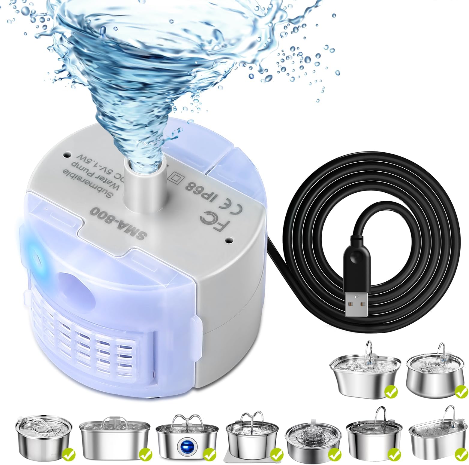 Wonder Creature Replacement Pump for Stainless Steel Cat