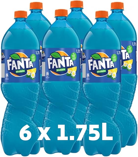 Fanta Shokata Elderberry & Lemon Soft Drink - CASE OF 6 X 1.75 L