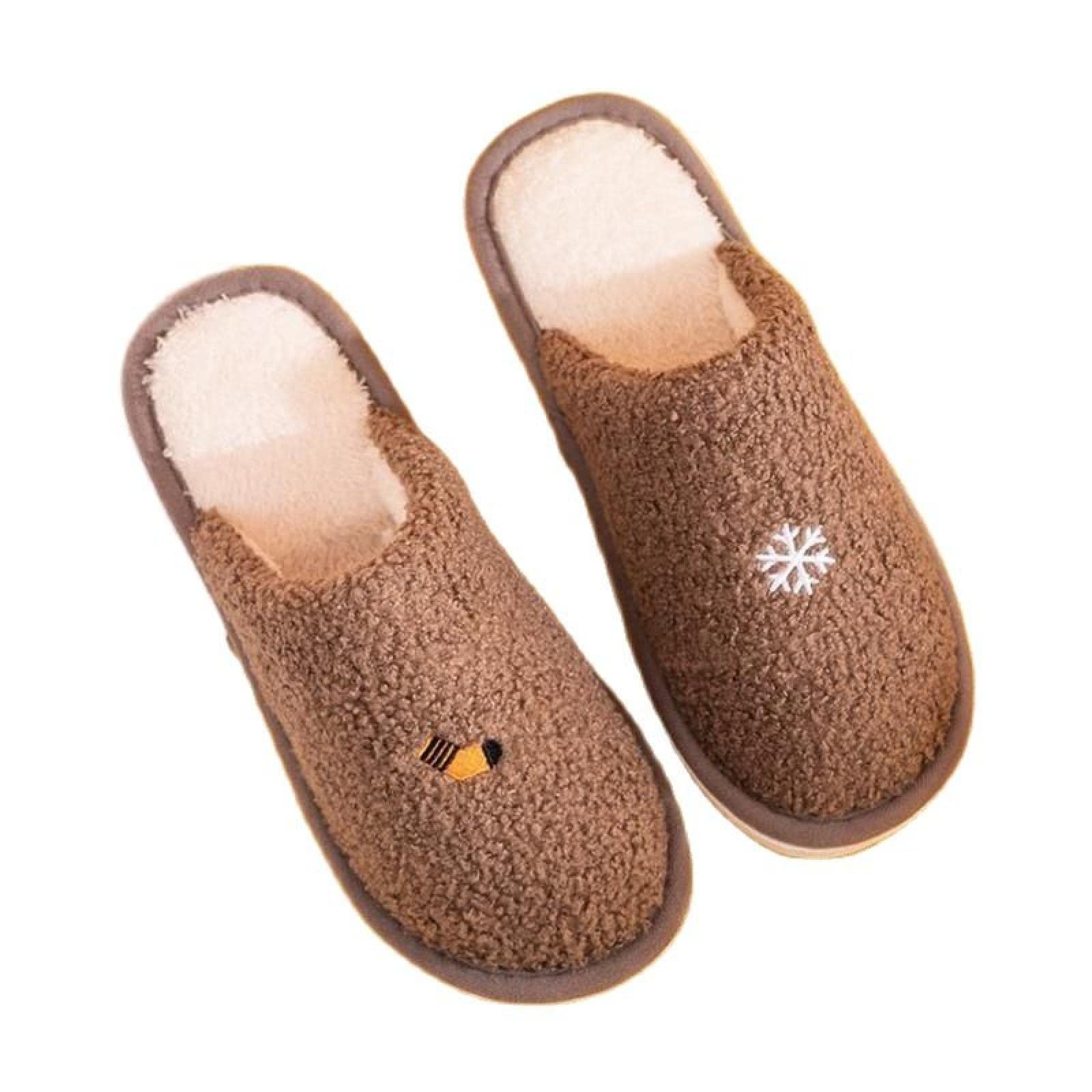 Un'Elegante Pantofole in Cotone Pantofole Calde Pantofole in Cotone Pantofole di Peluche Comfort per La Casa Pantofole Maschili in