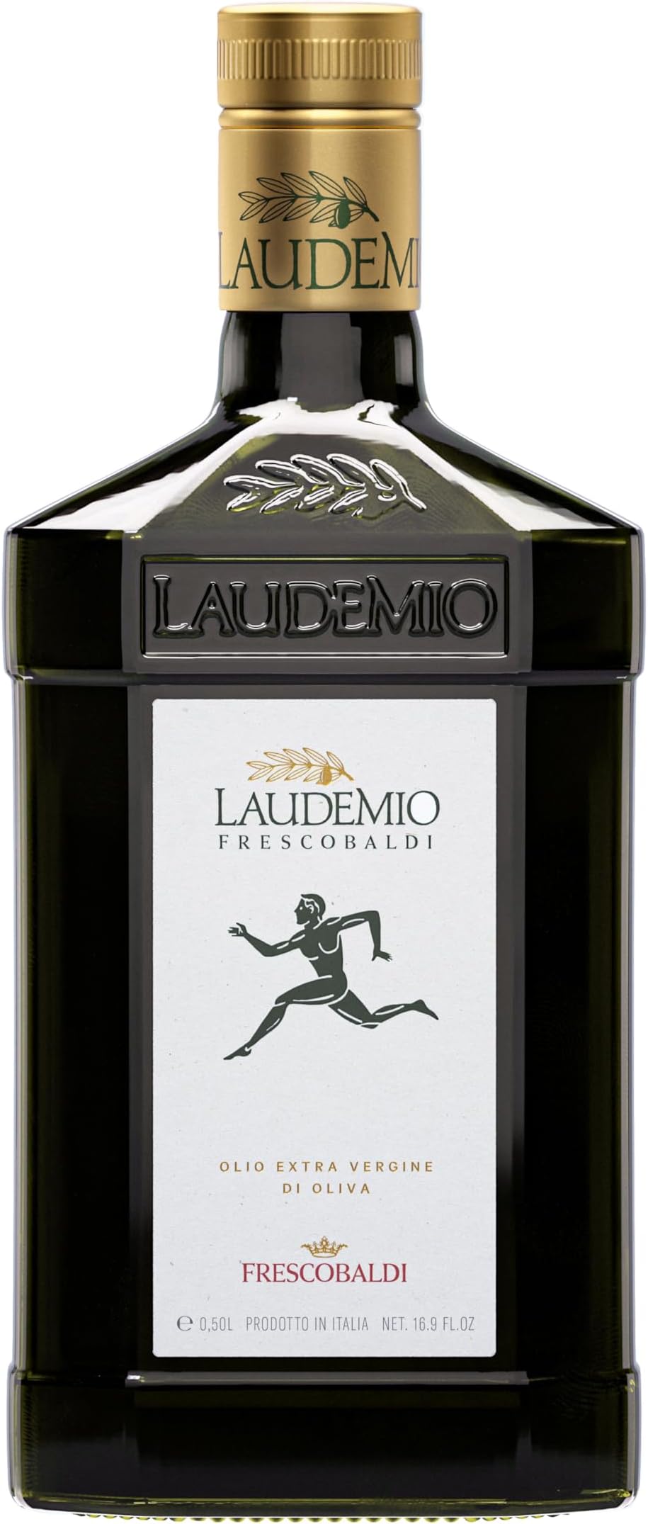 LAUDEMIO Frescobaldi Tuscan Extra Virgin Olive Oil, 16.9 FL Oz, 500ml, Pack of 1