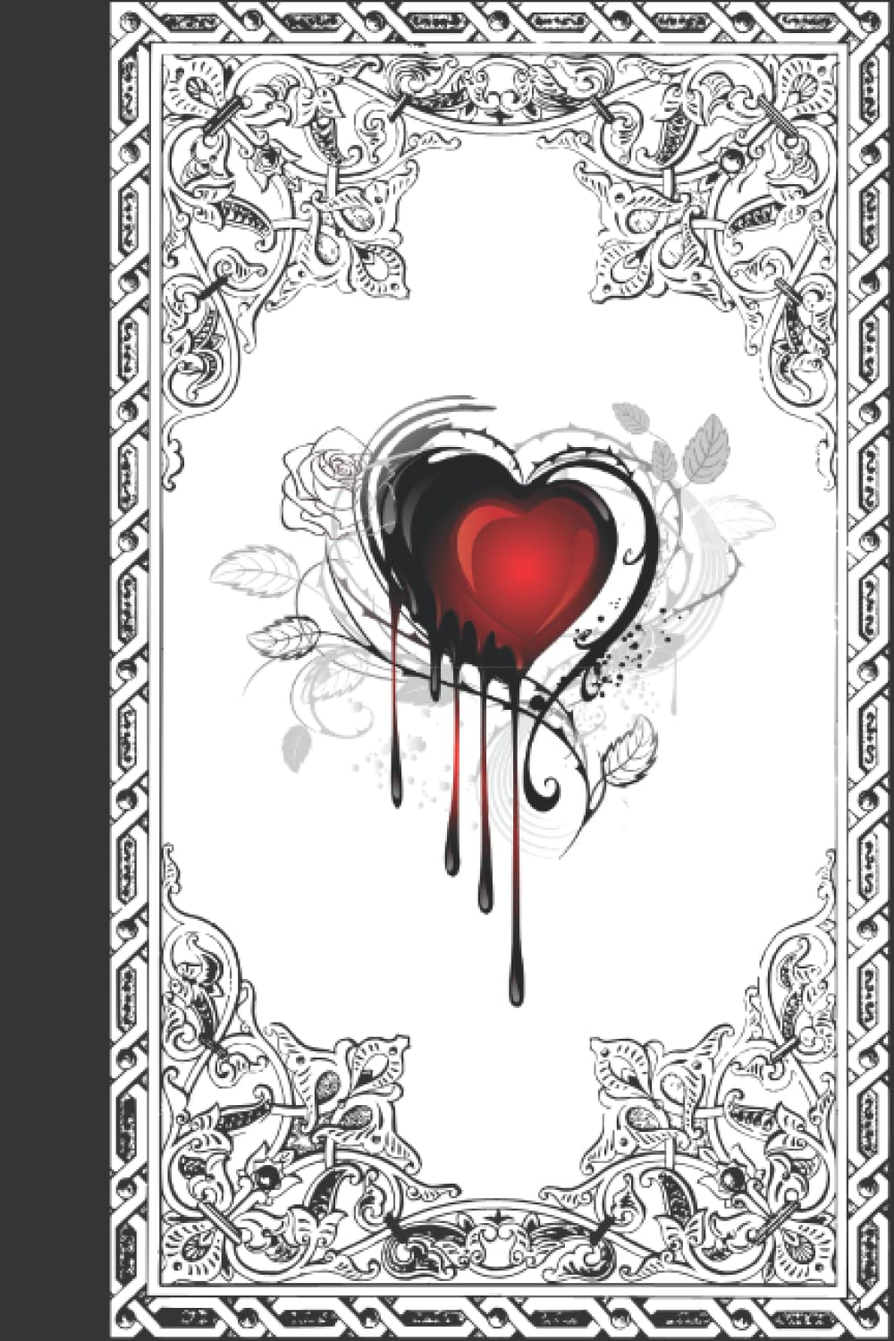 Bleeding Heart Notebook: Vintage Notebook For School ︱ VDay Gifts For Him ︱ VDay Gifts For Her ︱ Bleeding Heart Valentine Gift