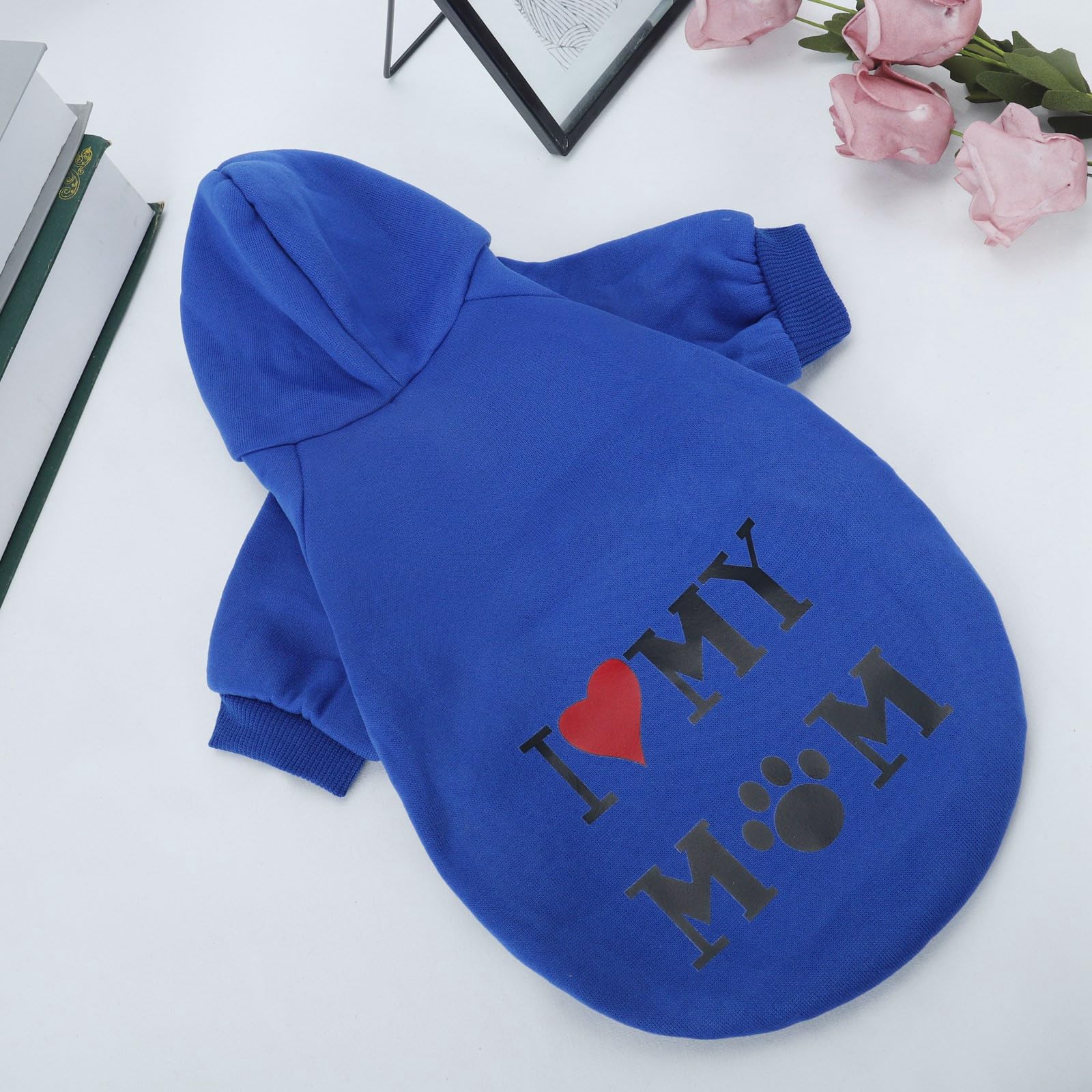 Dog Jumper, Winter Warm Dog Jumper, I Love My MOM Print, Ultra Soft Dog  Hoodie, Breathable Warm Hoodies Coat, Clothing for Small Dogs, Puppies,  Kittens : Amazon.co.uk: Pet Supplies