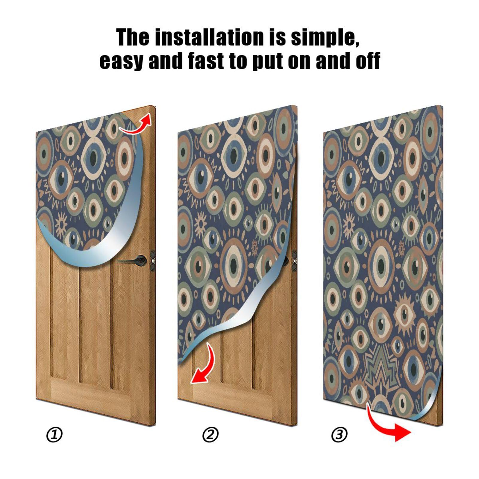 FRODOTGV Uova di Pasqua primaverili per porta d'ingresso standard 91,4 x