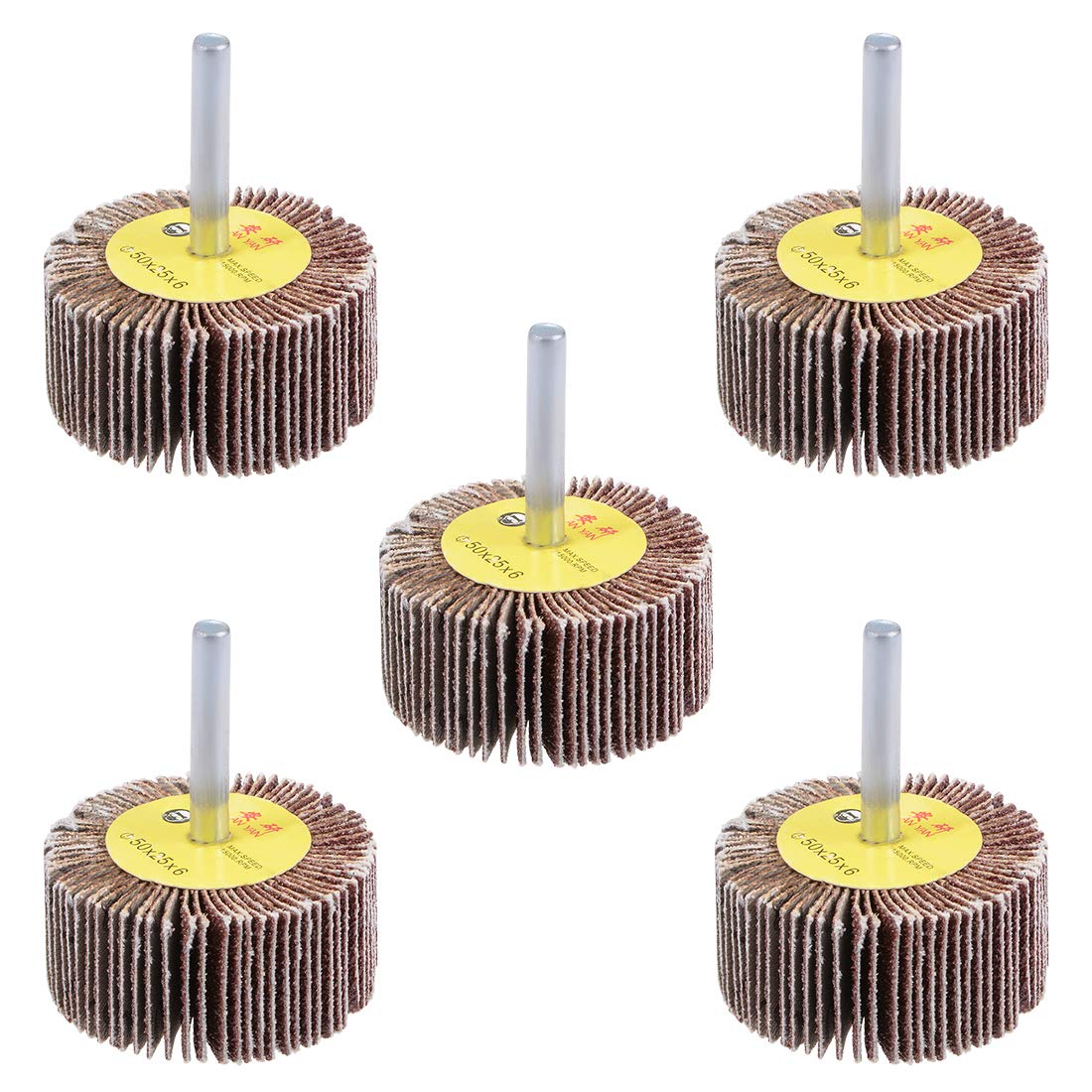 80 Grit Flap Wheels - Sanding Discs for Metal & Wood -9