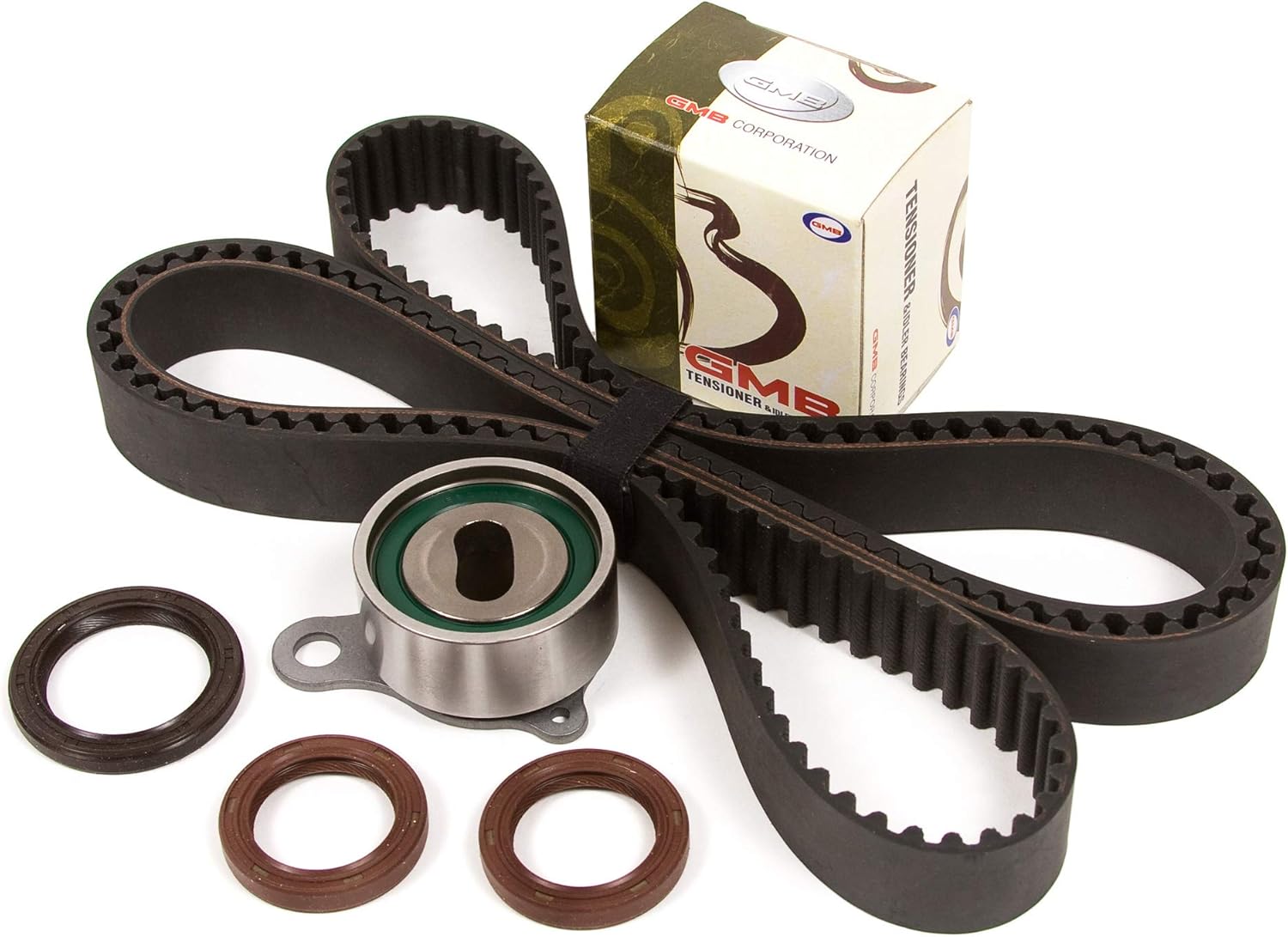 Evergreen HSHBTBK2013 Head Gasket Set Timing Belt Kit Compatible with/Replacement for 88-92 Chevrolet Toyota 1.6 4AGE 4AGELC