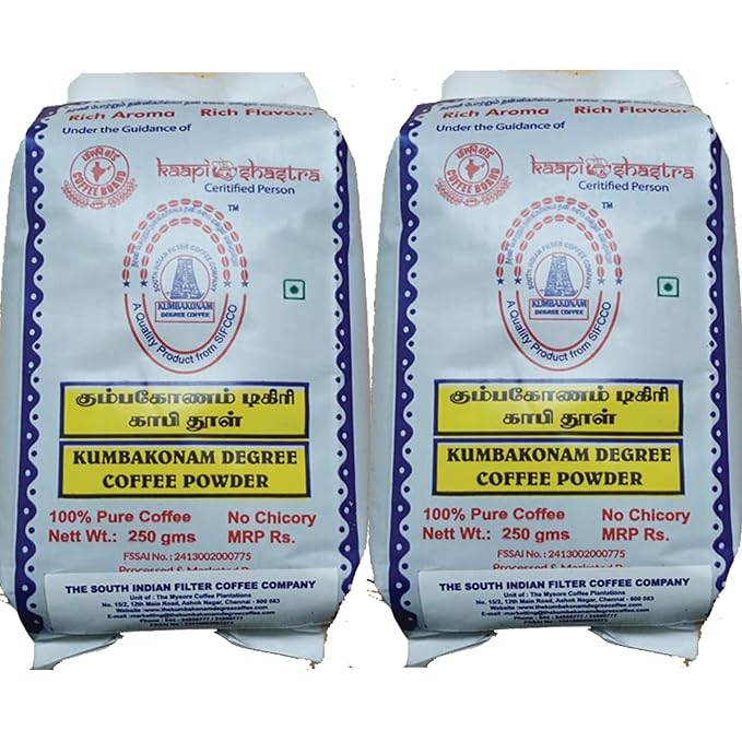 Kumbakonam Degree Coffee Powder Packet(Pure Filter Coffee 80 Special Ghee Roasted Chicory 20