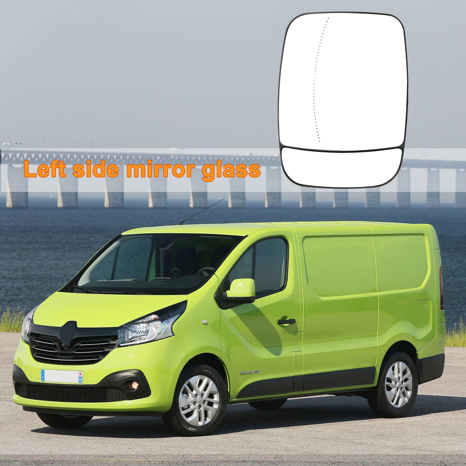 Sirxlevcy Boîtier De Couvercle De Rétroviseur Inférieur Droit Pour Vivaro Trafic Talento Van 2015-2018