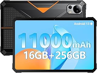 FOSSIBOT 2023 Latest Android 13 Tablet, 10.4Inch Octa-Core Rugged Tablets 16+256GB/1TB 11000mAh Battery, 1200x2000 IPS FHD+ Display+48MP Camera, Fast Charging/WiFi/Dual SIM/Bluetooth/GPS/OTG