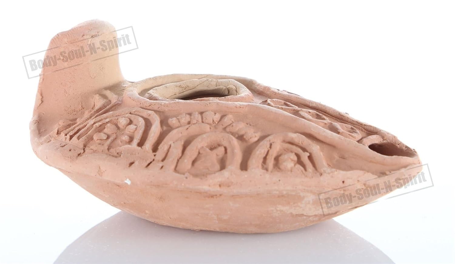 Lot of 7 HERODIAN OIL LAMP Ancient Biblical Antique Replica Israel Judaica