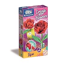 Clementoni Idea – Create Your Flowers, Kit Creativo per Comporre Fiori, per Bambini 8+ Anni, con 2 Rose in Carta da Assemblare e Personalizzare, Idea Regalo Gioco Made in Italy, Lingua Italiana, 18877