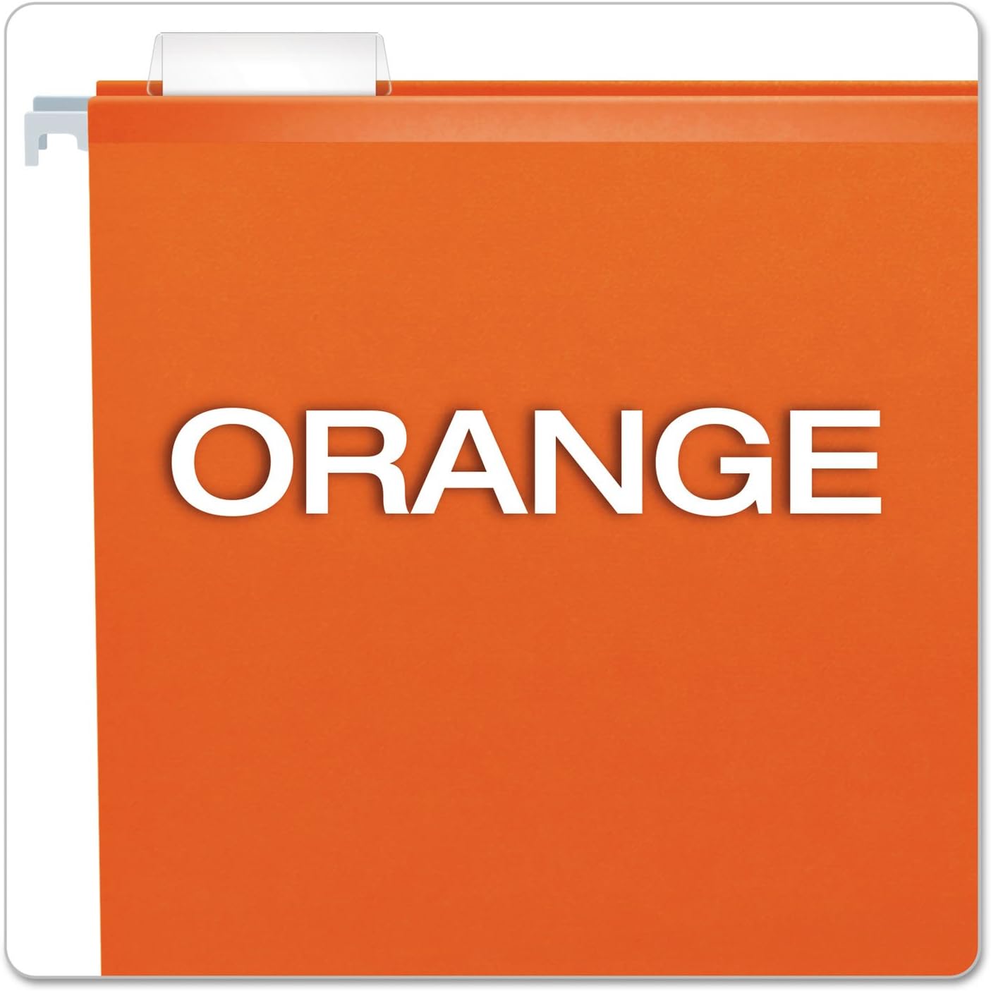 Pendaflex 415215ORA Hanging Folder, 1/5 Tab Cut, Letter, 25/BX, Orange