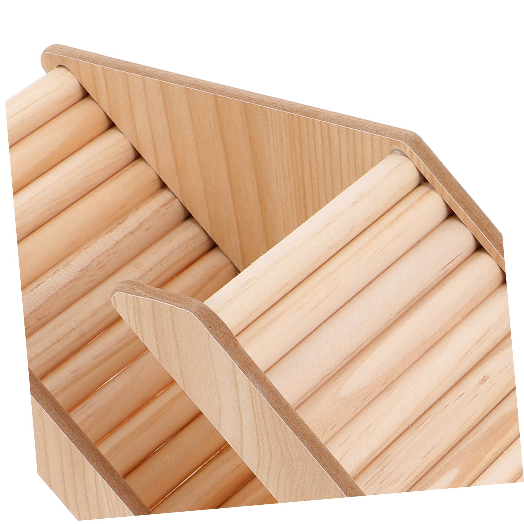 Casetta in Legno per Criceti Tunnel Arco Nascondiglio Casa per Piccoli Animali Accessori Gabbia Decorazione Habitat