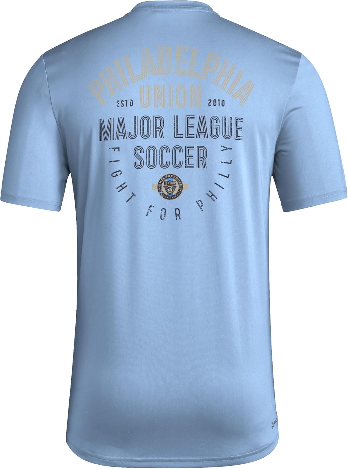 adidas Mens Philadelphia Union MLS Short Sleeve T-Shirt - Image 4