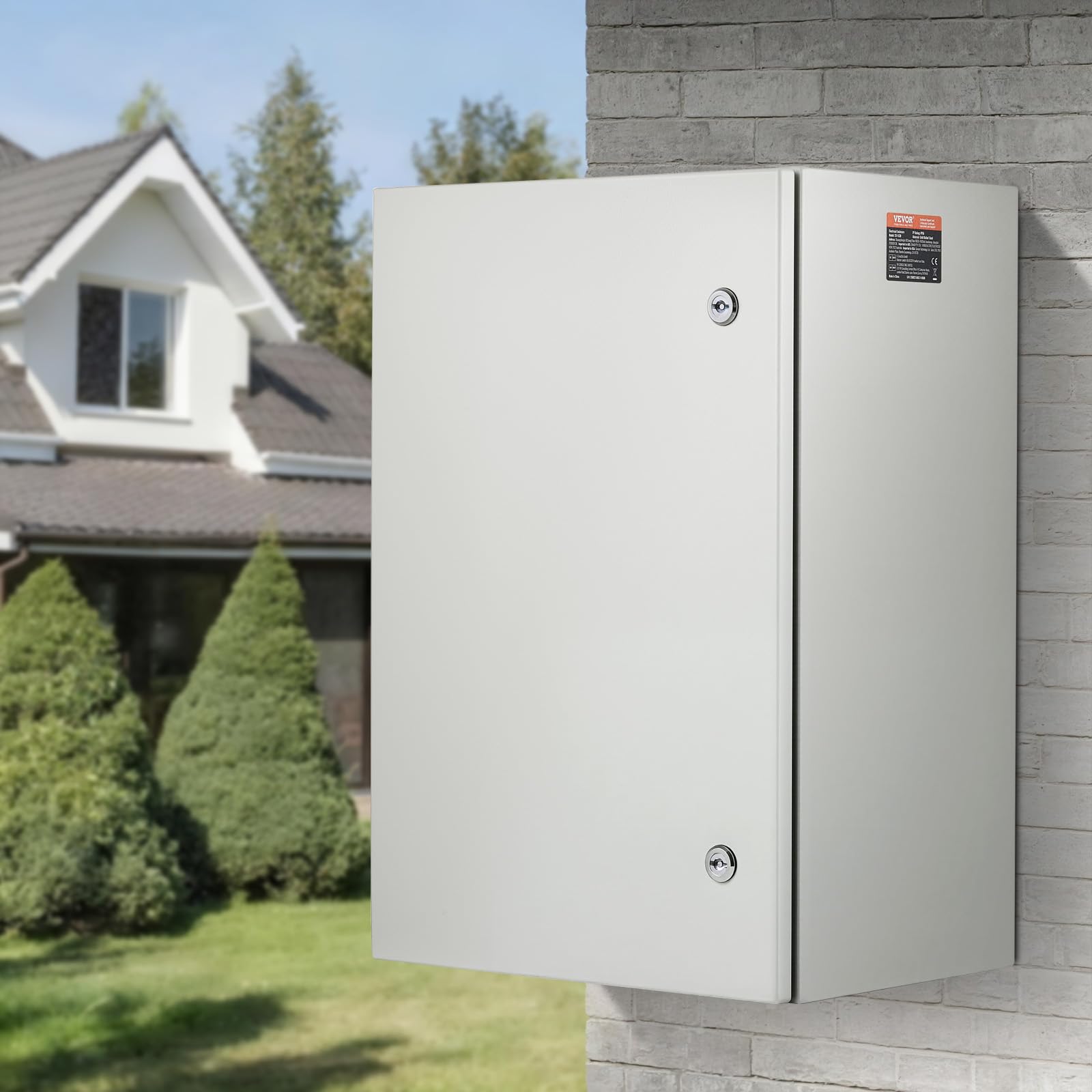 VEVOR Steel Electrical Box - Weatherproof & Secure -8