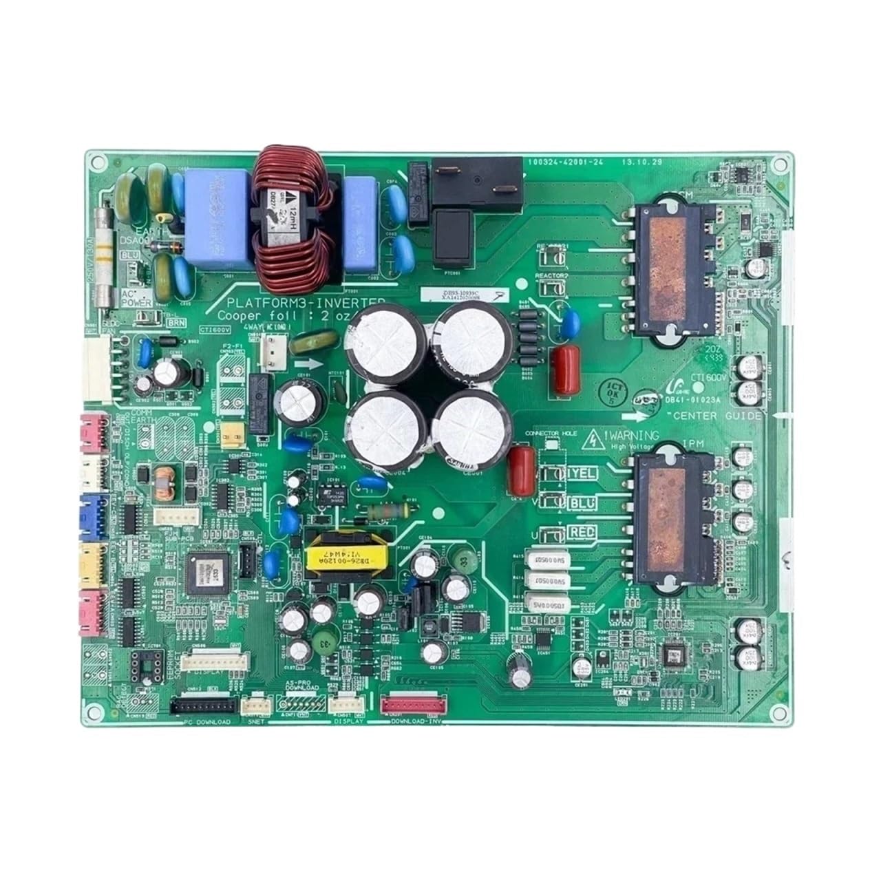 Weigexieo One Color Db93-10939C Circuit Pcb Db41-01023A Outdoor Unit Control Board ，Compatible For Samsung， Air Conditioner Control Board