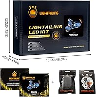 Vista 6 de LIGHTAILING Led Light for Lego 10298 Vespa 125 Building Blocks Model - NOT Included The Model Set