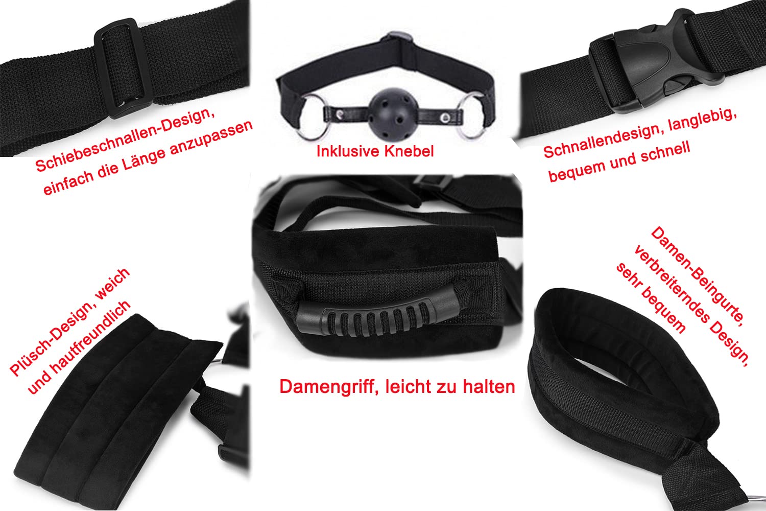 Balançoire pour plafond Sangle de Suspension Réglable Harnais de Soutien de Plafond Système de Suspension avec Sangles Ajustables Accessoire de Maintien et de Positionnement Sling Trainer