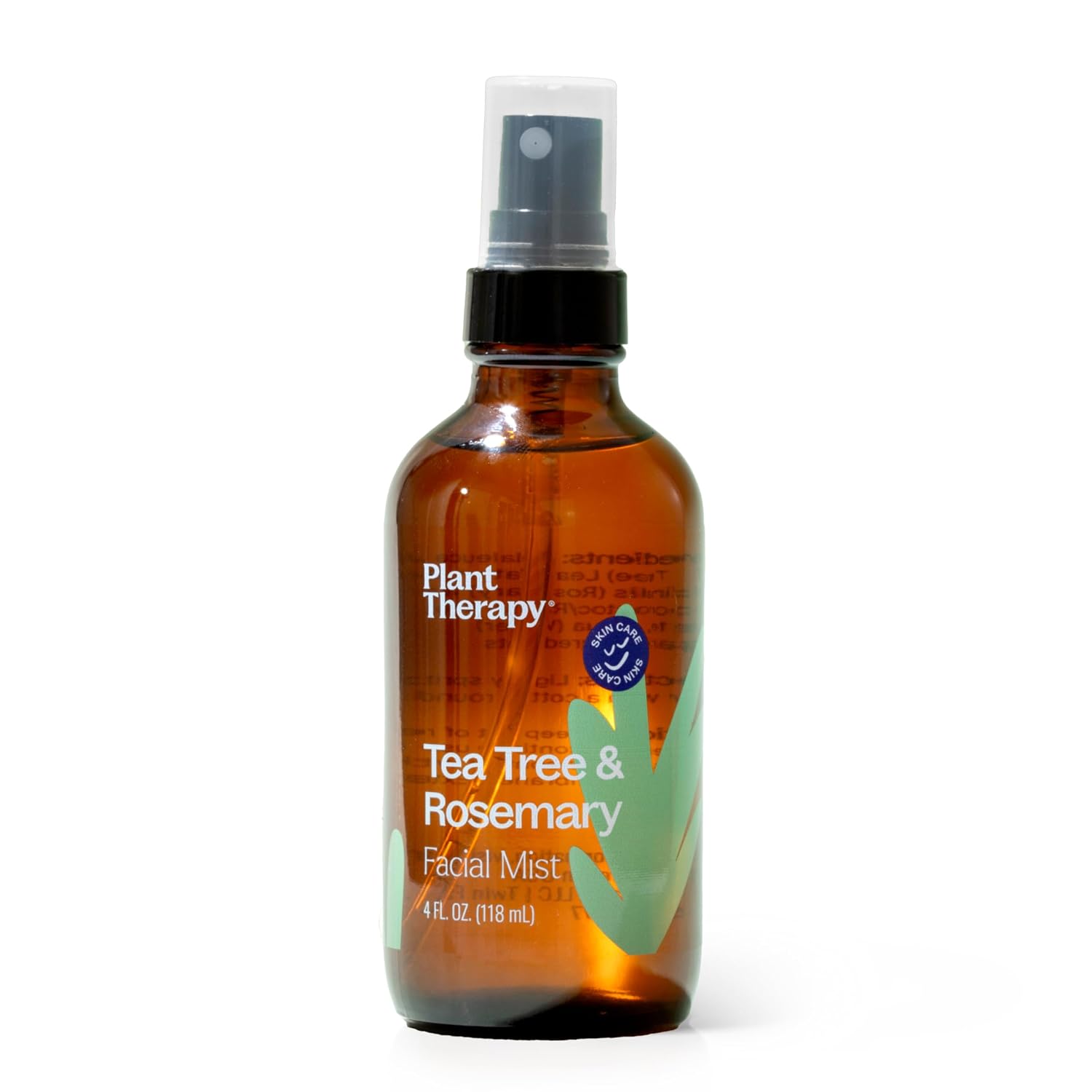 Plant Therapy Tea Tree & Rosemary Facial Mist 4 oz Instantly Hydrates & Refreshes Skin, Helps Minimize the Appearance of Redness & Irritation