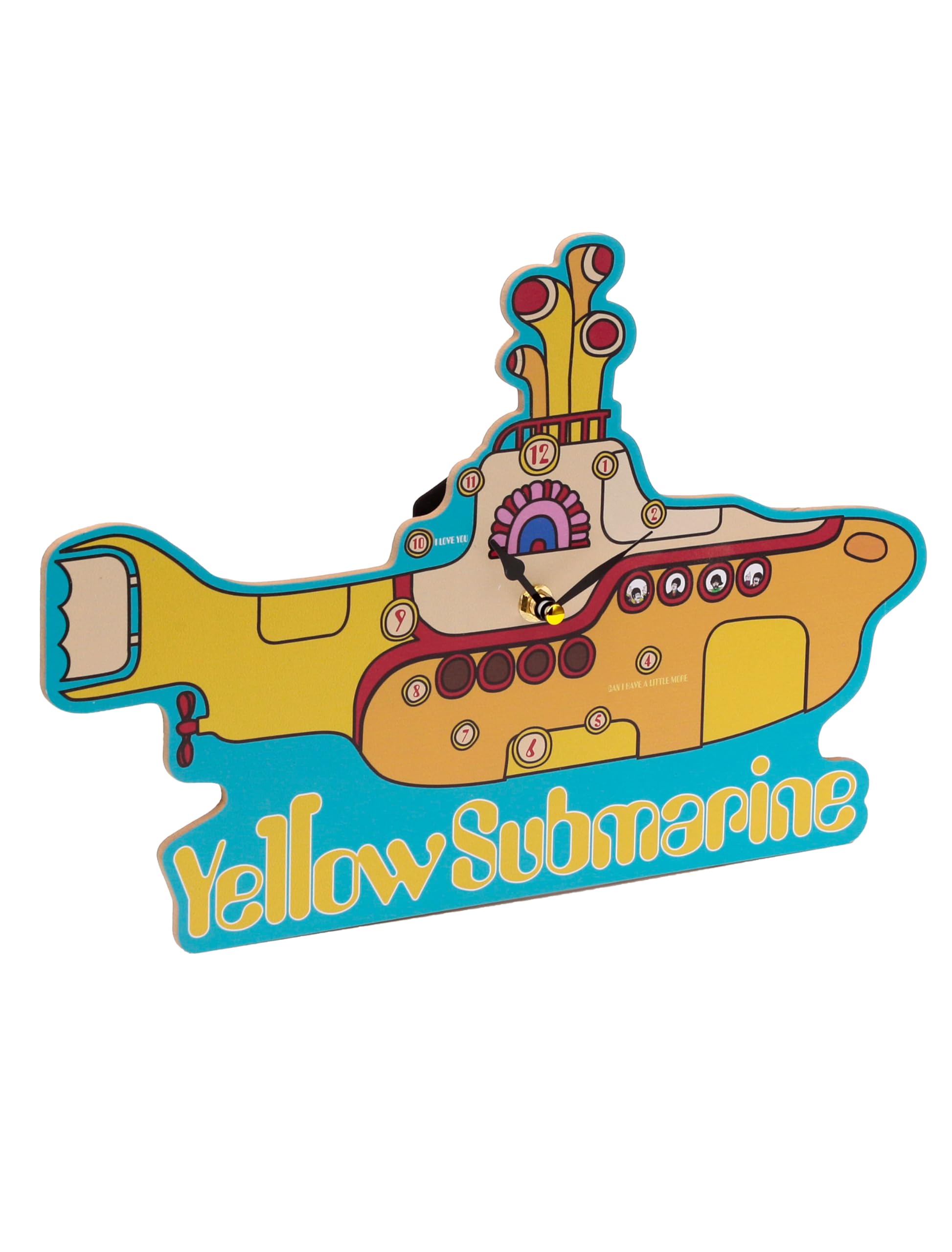 Puckator The Beatles Yellow Submarine Licensed Picture Clock, Wall Clock Clocks - Image 3