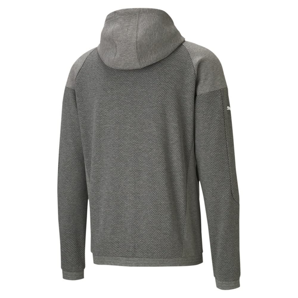 Formula 1 Scuderia Ferrari Men's Race Hooded Sweat Jacket, Medium Gray Heather, S