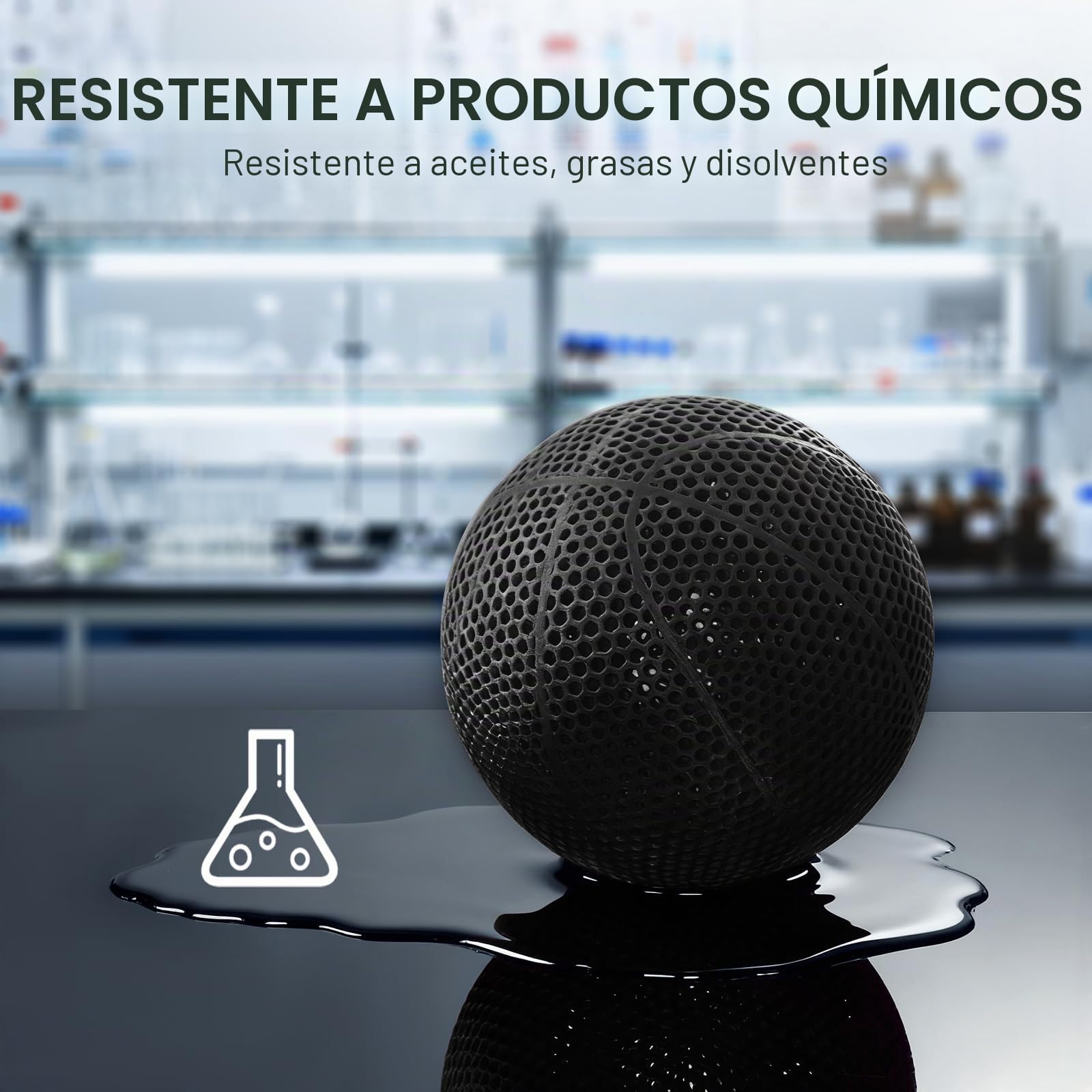 Filamento flexible SainSmart PEBA de alto rebote de 90 A, 1 kg, Super TPU con un 78% de rebote, un 20% más ligero y una impresión dos veces más rápida, resistencia a base de nailon, 1,75 mm, naranja