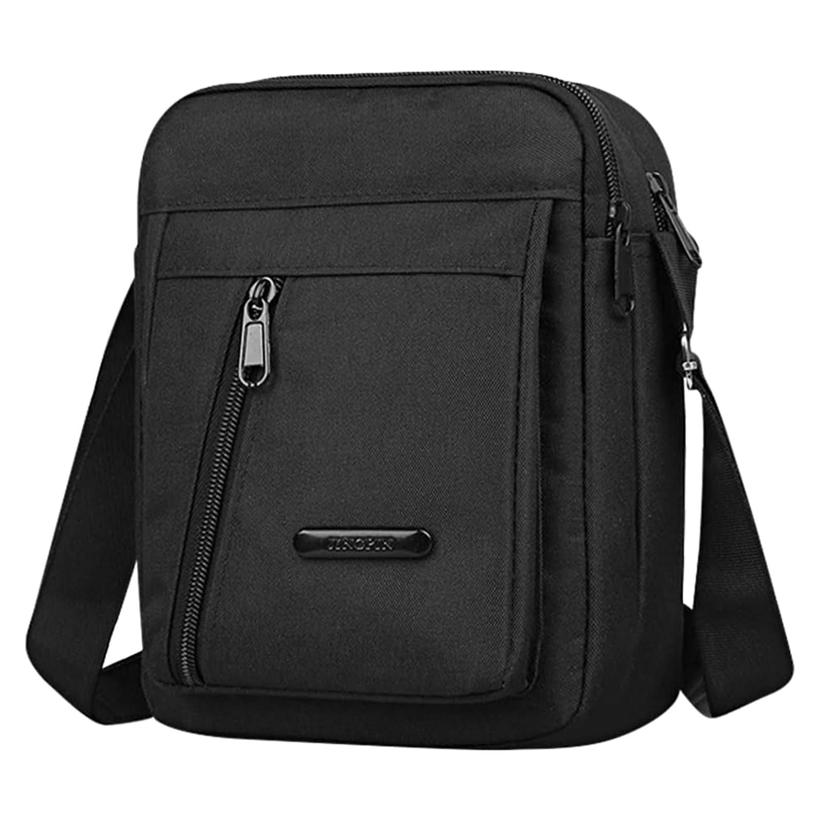 Czyan Mens Messenger Bag - Compact Crossbody Shoulder Bag Durable Sling Satchel with Adjustable Strap Perfect for Work