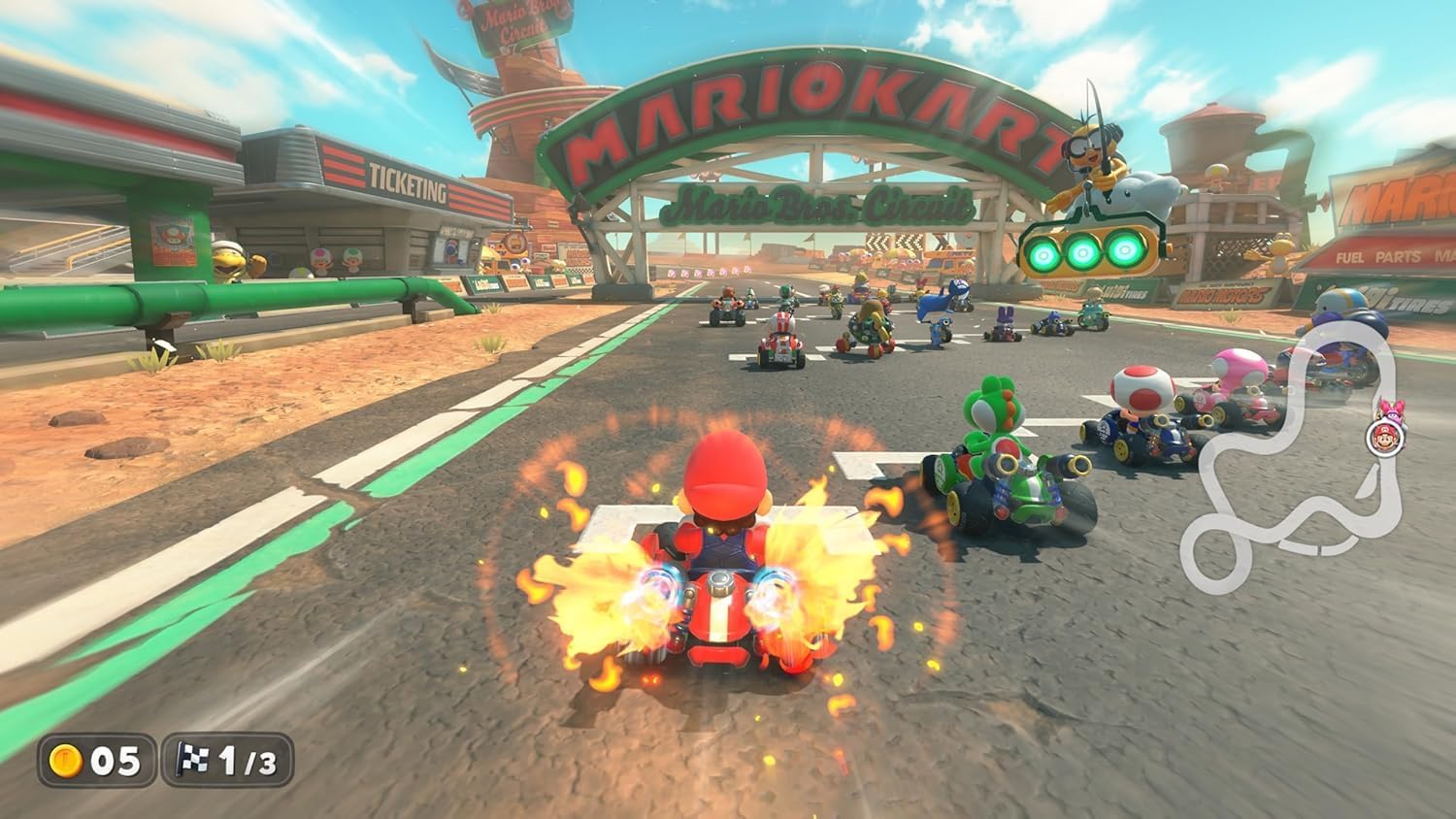 Nintendo Mario Kart World for Nintendo Switch 2 (Hong Kong Version) – Open-World Racing Adventure with 4K UHD Graphics, 60 FPS Performance, & 12-Player Online Multi-Player – Physical Cartridge image 3
